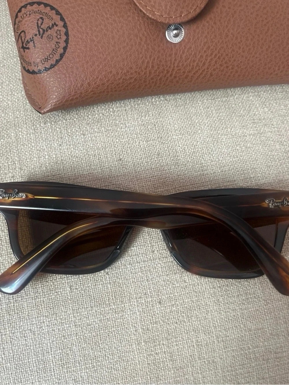 Ray-Ban Mr Burbank tortoise shell  RB2283 Sunglasses with case